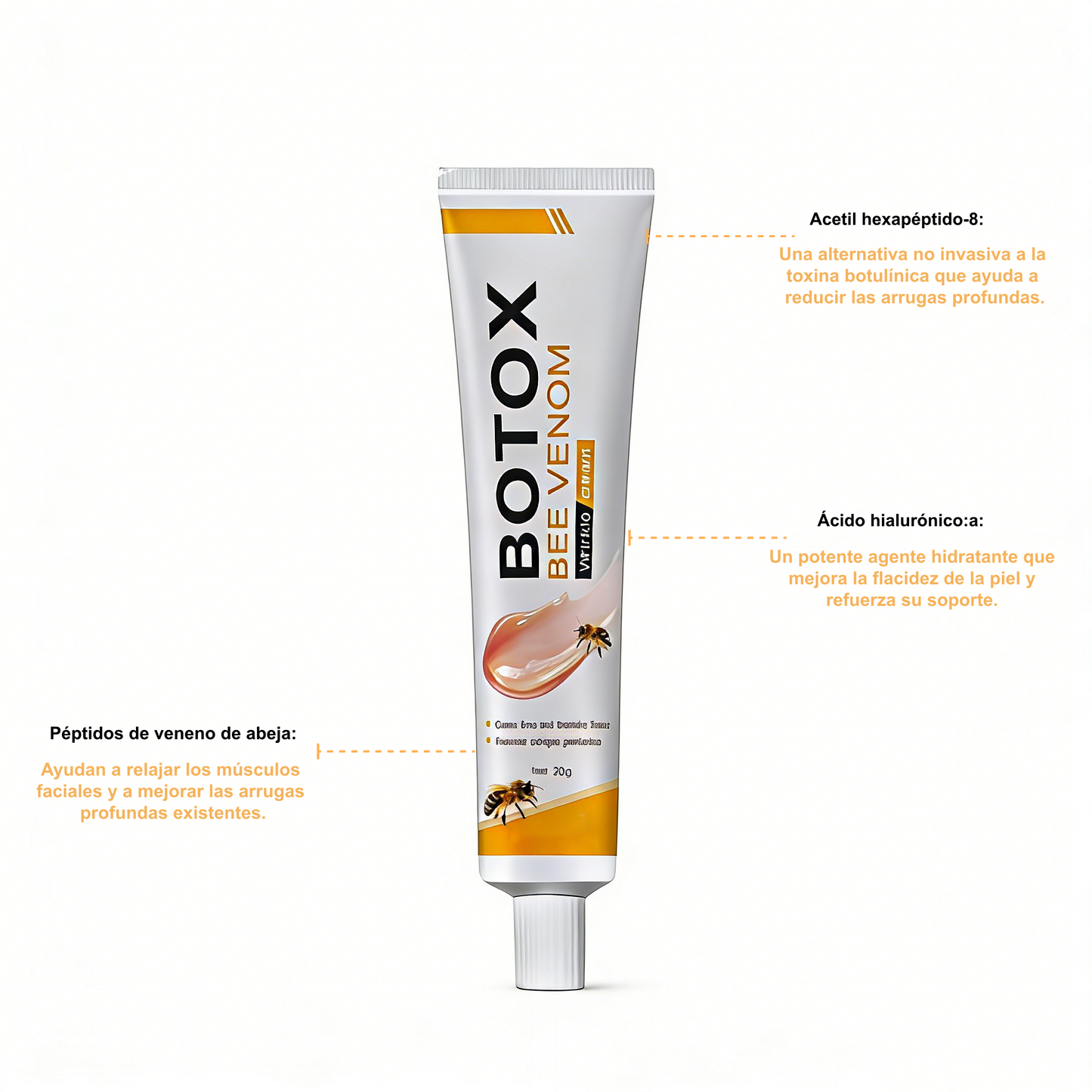 🎄¡Promo de temporada! La crema reafirmante Healrize® con 40% de descuento por tiempo limitado. Úsala diario y en 7 días notarás la diferencia: ayuda a reducir la apariencia de arrugas y flacidez.🐝✨