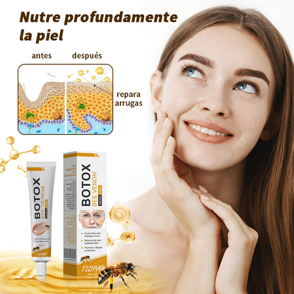🎄¡Promo de temporada! La crema reafirmante Healrize® con 40% de descuento por tiempo limitado. Úsala diario y en 7 días notarás la diferencia: ayuda a reducir la apariencia de arrugas y flacidez.🐝✨