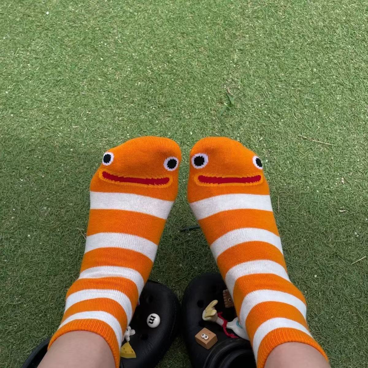 🧦 TLOPA® Official Store – Clownfish Socks | Soft, Comfy & Full of Fun