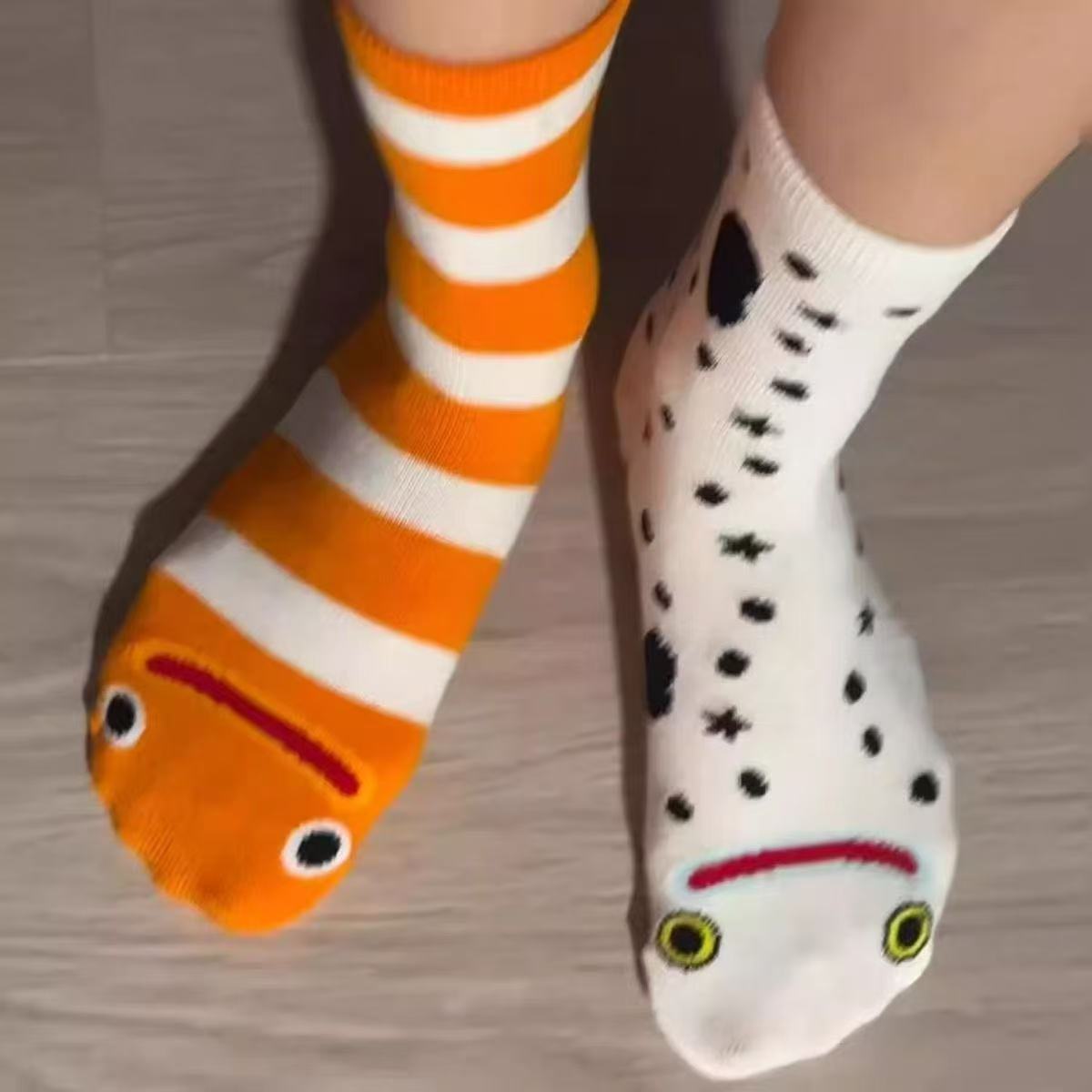 🧦 TLOPA® Official Store – Clownfish Socks | Soft, Comfy & Full of Fun